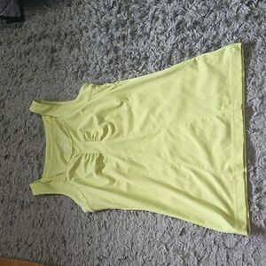 Tek Gear lime green yoga cami tank size medium good condition soft and comfy!